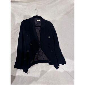 OZBEK black womens blazer size 8